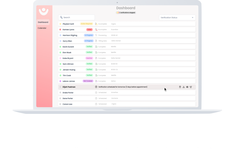 Patient Pass Dashboard
